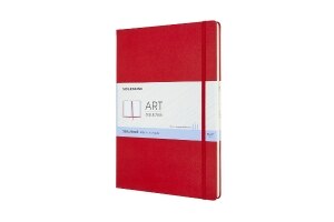 Moleskine Art Sketchbook, A4, Scarlet Red, Hard Cover (8.25 x 11.75)