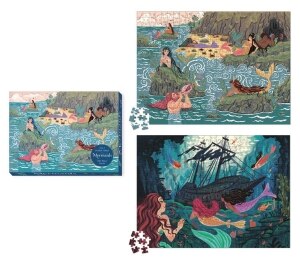 Mermaids 2-in-1 Double-Sided 500-Piece Puzzle