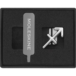 Moleskine Pin, Sagittarius, Silver