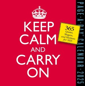 Keep Calm and Carry On Page-A-Day Calendar 2025