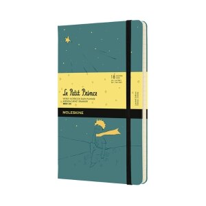 Moleskine 2021-2022 Petit Prince Weekly Planner, 18M, Large, Roses, Hard Cover (5 x 8.25)