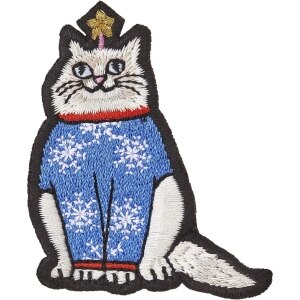 Moleskine Patch, Christmas, Cat