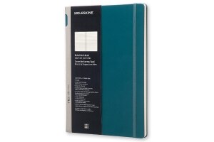 Moleskine Pro Collection Workbook, A4, Ruled, Tide Green, Hard Cover (12 x 8.5)