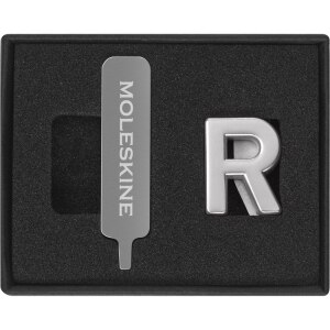 Moleskine Pin, R, Silver