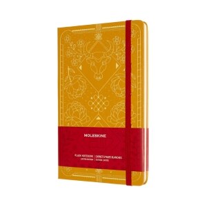 Moleskine Limited Edition Notebook Year of the Ox, Large, Gold, Plain (5 x 8.25)