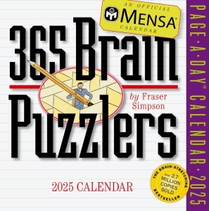 Mensa 365 Brain Puzzlers Page-A-Day Calendar 2025