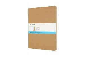 Moleskine Cahier Journal, XXL, Dotted, Kraft Brown (8.5 x 11)