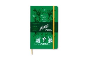 Moleskine 2020 Alice Wonder Weekly Planner, 12M, Large, Green, Hard Cover (5 x 8.25)