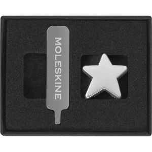 Moleskine Pin, Star, Silver