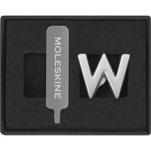 Moleskine Pin, W, Silver