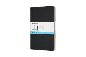 Moleskine Cahier Journal, Large, Dotted, Black (5 x 8.25)