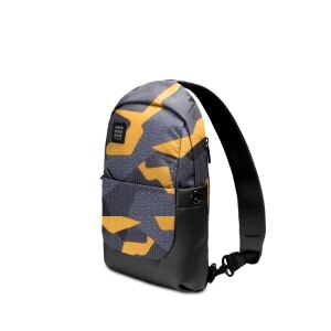 Moleskine ID Sling, Backpack, Camo, Black-Yellow