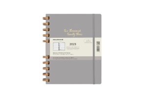 Moleskine 2023 Spiral Planner, 12M, Extra Extra Large, Remake Smoke, Hard Cover (8.5 x 11)