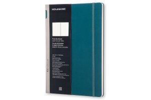 Moleskine Pro Collection Workbook, A4, Plain, Tide Green, Hard Cover (12 x 8.5)