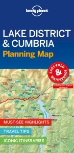 Lonely Planet Lake District & Cumbria Planning Map