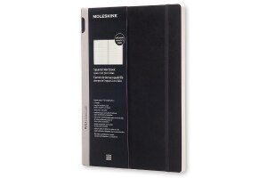 Moleskine Pro Collection Workbook, A4, Squared, Black, Soft Cover (12 x 8.5)