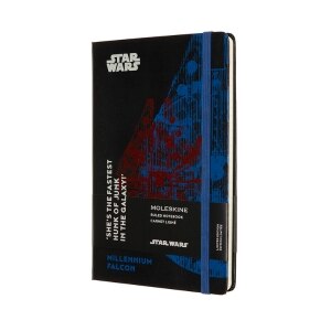 Moleskine Limited Edition Star Wars Notebook, Large, Ruled, Millennium Falcon (5 x 8.25)