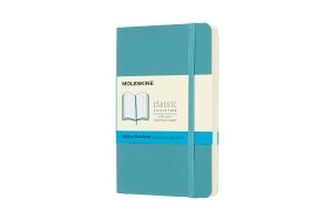 Moleskine Classic Notebook, Pocket, Dotted, Reef Blue, Soft Cover (3.5 x 5.5)