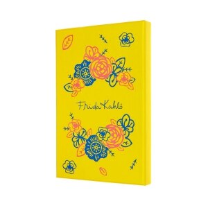 Moleskine Limited Collectors Edition Frida Kahlo, Large, Blue, Plain (5 x 8.25)