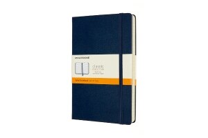 Moleskine Notebook, Expanded, Large, Ruled, Sapphire Blue, Hard Cover (5 x 8.25)