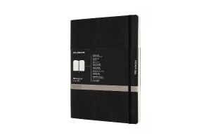 Moleskine Professional Notebook, XL, Black, Soft Cover (7.5 x 9.75)