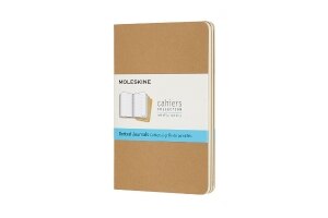 Moleskine Cahier Journal, Pocket, Dotted, Kraft Brown (3.5 x 5.5)