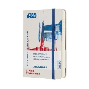 Moleskine 2020 Star Wars Daily Planner, 12M, Pocket, X-Wing, Hard Cover (3.5 x 5.5)