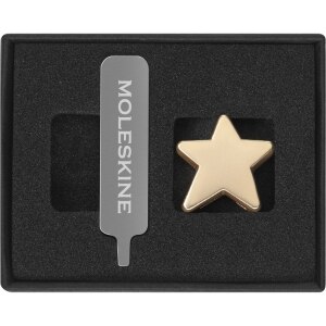 Moleskine Pin, Star, Gold