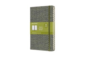 Moleskine Blend Limited Collection Notebook, Large, Ruled, Green (5 x 8.25)