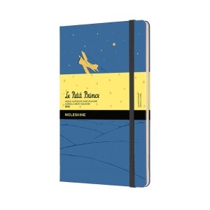 Moleskine 2022 Petit Prince Weekly Planner, 12M, Large, Landscape, Hard Cover (5 x 8.25)