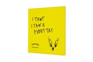 Moleskine Ltd. Edition, Looney Tunes, Sketchbook/Pencil Box Set, Tweety/Sylvester, Large Hard Cover (8 x 8.75)