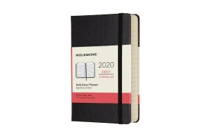 Moleskine 2020 Daily Planner, 12M, Pocket, Black, Hard Cover (3.5 x 5.5)