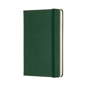 Moleskine Notebook, Pocket, Ruled, Myrtle Green, Hard Cover (3.5 x 5.5)