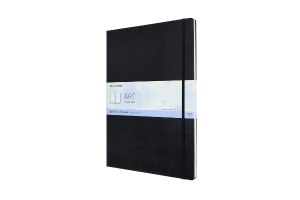 Moleskine Art Watercolour Notebook, A3, Black, Hard Cover (11.75 x 16.5)