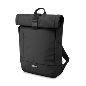 Moleskine Metro Rolltop Backpack, Black