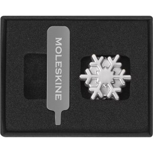 Moleskine Pin, Snowflake, Silver