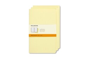 Moleskine Cahier Journal, Large, Ruled, Tender Yellow (8.25 x 5)