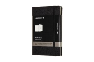 Moleskine Professional Portfolio, Pocket, Black (3.5 x 5.5)